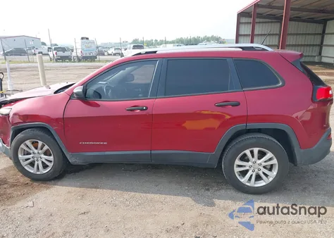 2015 Jeep Cherokee Sport из США, поврежденный, VIN 1C4PJLABXFW620485